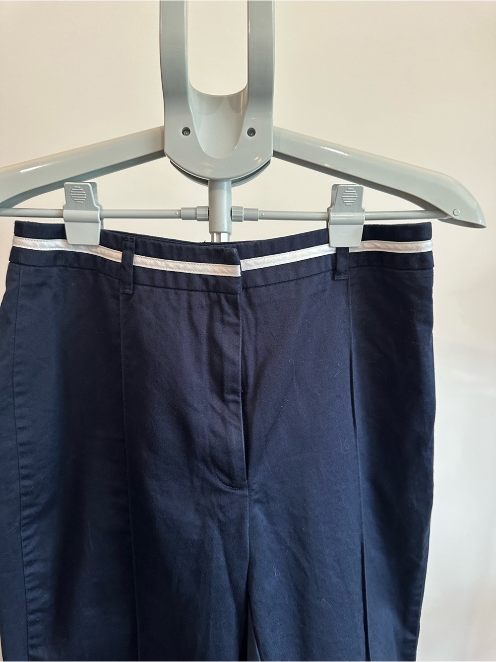 Liz Claiborne Navy Pants with White Label Accent
